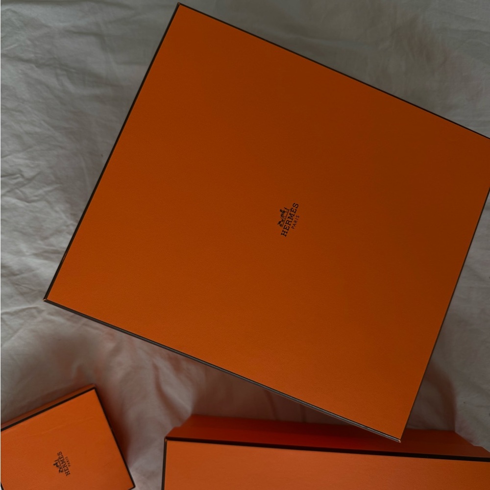 Hermes Orange Storage Box Set - Picture 3 of 8